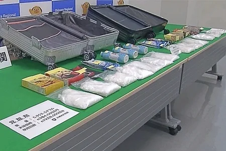 タイから那覇空港に覚醒剤6キロ（末端価格3億4千万円相当）密輸 男を逮捕・起訴
