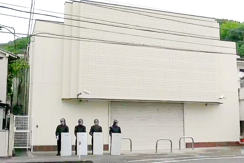 ラウンジから「みかじめ料」収受で「中岡組」幹部ら逮捕受け「浅野組」本部を家宅捜索