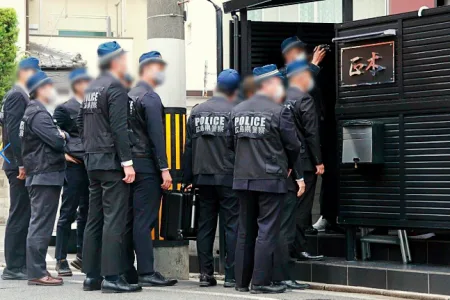 共政会系「正木組」事務所を家宅捜索 恐喝未遂事件で幹部を送検