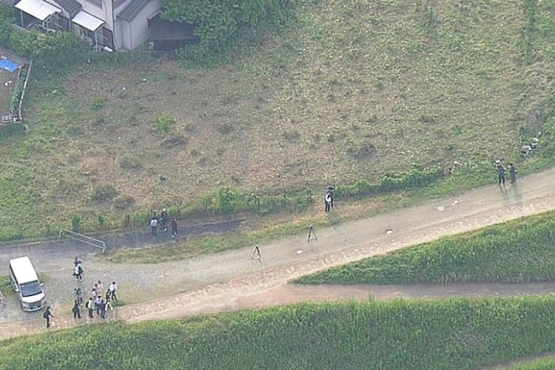 北九州市の紫川河川敷からロケットランチャー、手榴弾、実弾などが多数発見