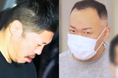 左＝山下正博容疑者（４４）・右・岩切博信容疑者（３５）