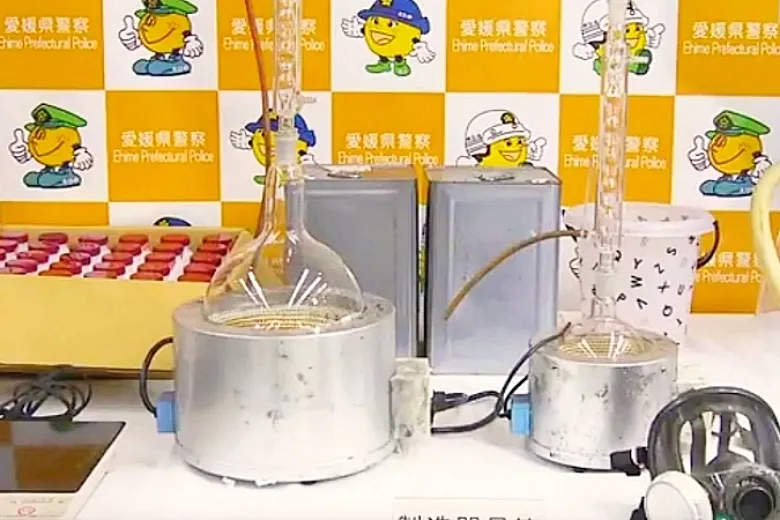 松山市郊外の覚醒剤密造工場摘発事件 新たに住吉会傘下組員を逮捕