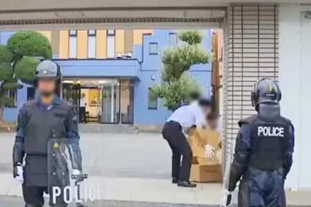 八代目共和一家本部を家宅捜索