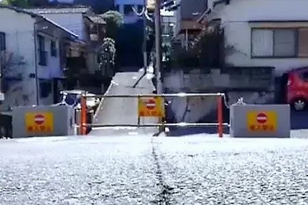 バリケーがド設置された2019年当時