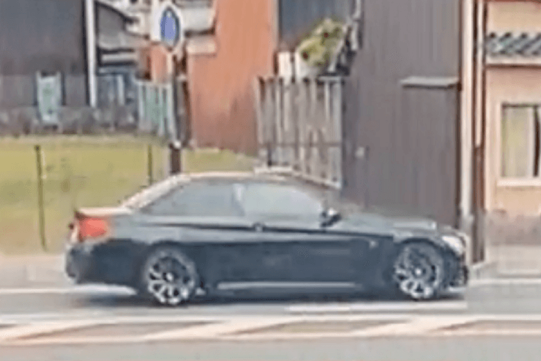 絆會系由仁総業組長の銃撃事件-犯行直後に複数の防犯カメラに逃走車両