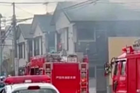 蕨郵便局の立てこもり男（鈴木常雄容疑者）の自宅か<