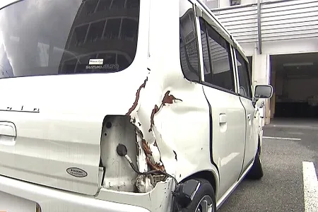 吉田一幸容疑者が運転いていた車