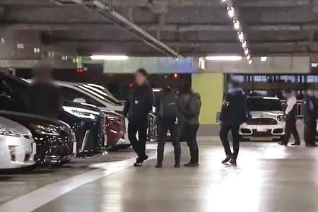 羽田空港第3ターミナル駐車場の現場