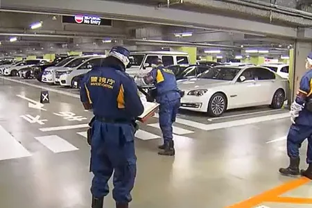 羽田空港第3ターミナル駐車場の現場