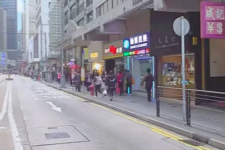香港5800万円強盗事件の現場周辺